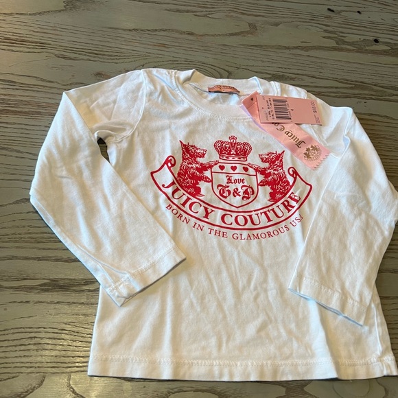 LAST PRICE🍒🤍 JUICY COUTURE long sleeve girl t-shirt - Picture 2 of 12
